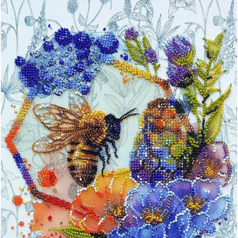 DIY Bead Embroidery Kit