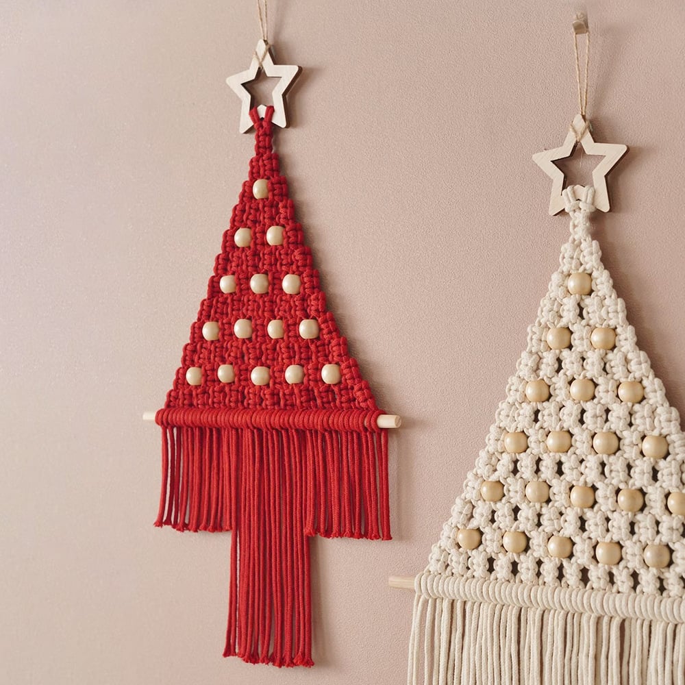 🎄Handcrafted Woven Christmas Tree Decor
