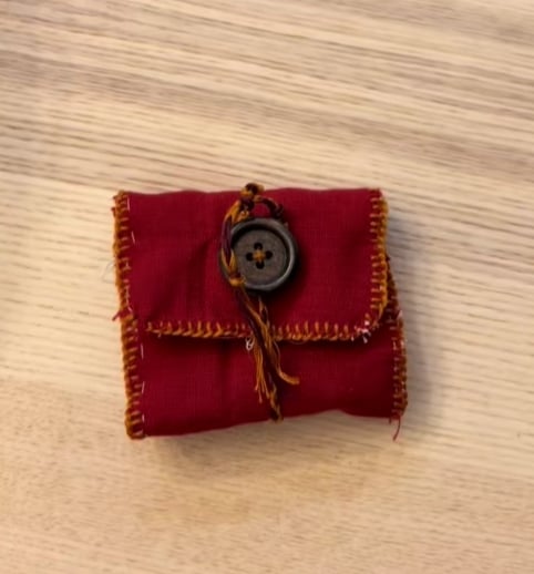 ✝️pocket shrine WithSilver cross included Inside