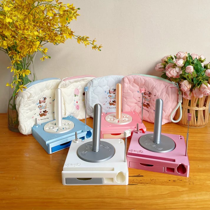 Shiny Portable Multi-Functional Yarn Spool Box ✨