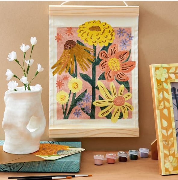 🎨Hearts in Full Bloom Paint by Number Kit