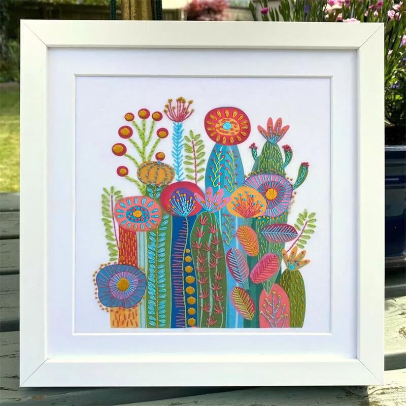 Interesting Cactus Hand Embroidery Kit