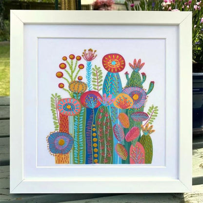 Interesting Cactus Hand Embroidery Kit