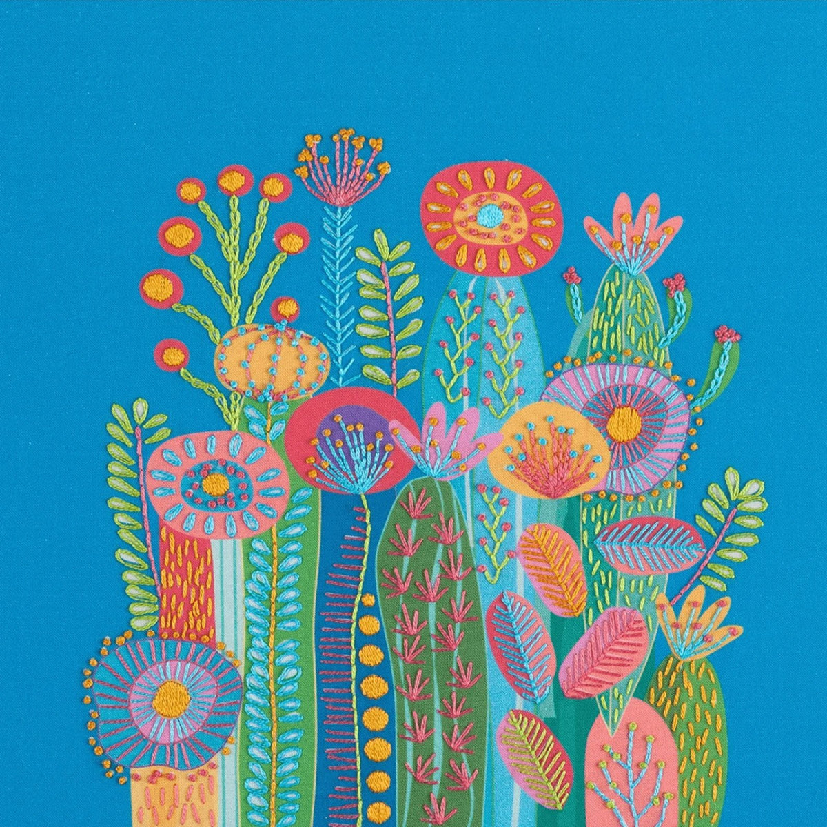 Interesting Cactus Hand Embroidery Kit