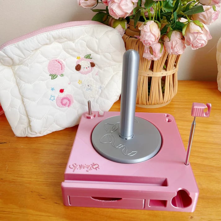 Shiny Portable Multi-Functional Yarn Spool Box ✨