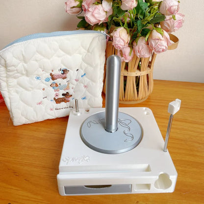 Shiny Portable Multi-Functional Yarn Spool Box ✨