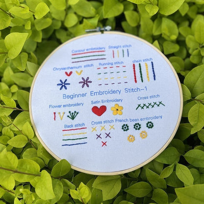Embroidery Stitches Practice Kit (3 pcs)