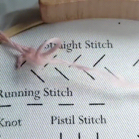 Embroidery Stitches Practice Kit (3 pcs)