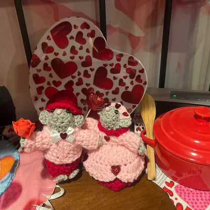 💖🐭Crochet Valentine Mouse Couple