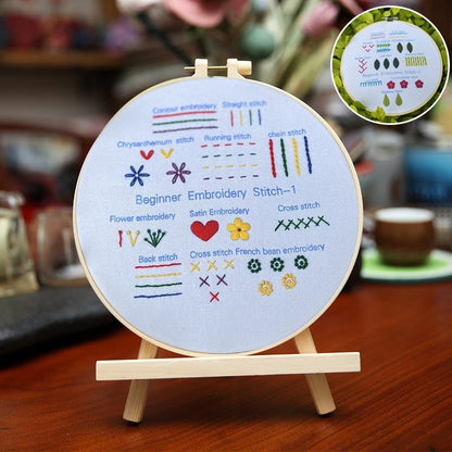 Embroidery Stitches Practice Kit (3 pcs)