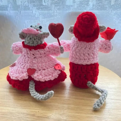 💖🐭Crochet Valentine Mouse Couple