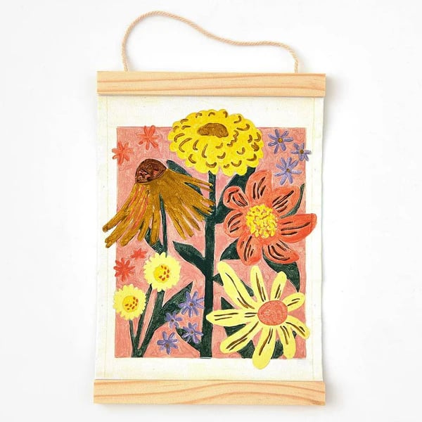 🎨Hearts in Full Bloom Paint by Number Kit