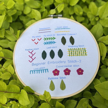 Embroidery Stitches Practice Kit (3 pcs)