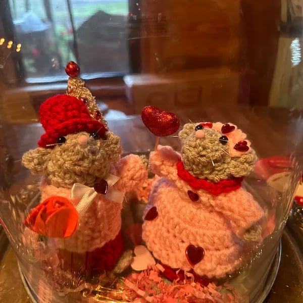 💖🐭Crochet Valentine Mouse Couple
