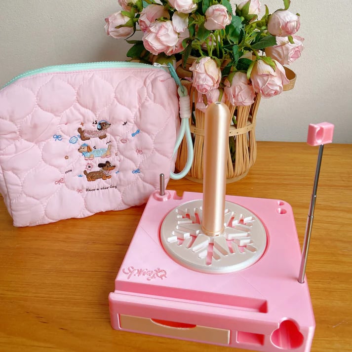 Shiny Portable Multi-Functional Yarn Spool Box ✨